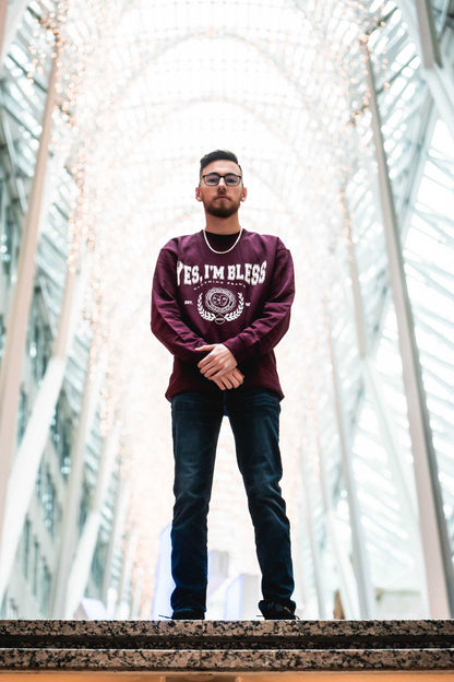 Maroon Midweight Staple Crewneck